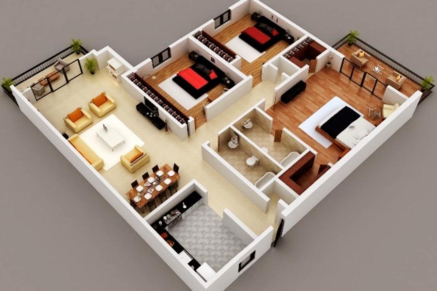 Detail Tata Ruang Rumah Minimalis Nomer 36