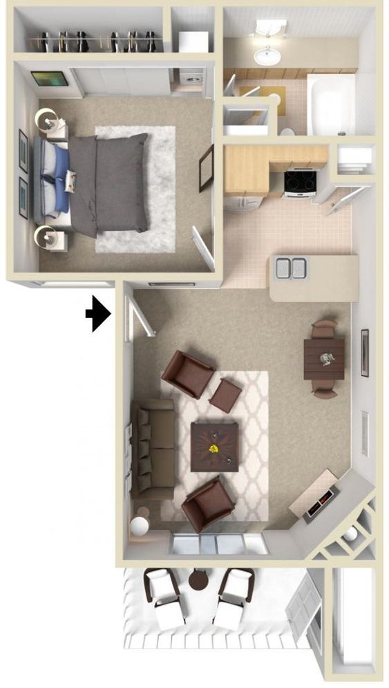 Detail Tata Ruang Rumah Minimalis Nomer 52