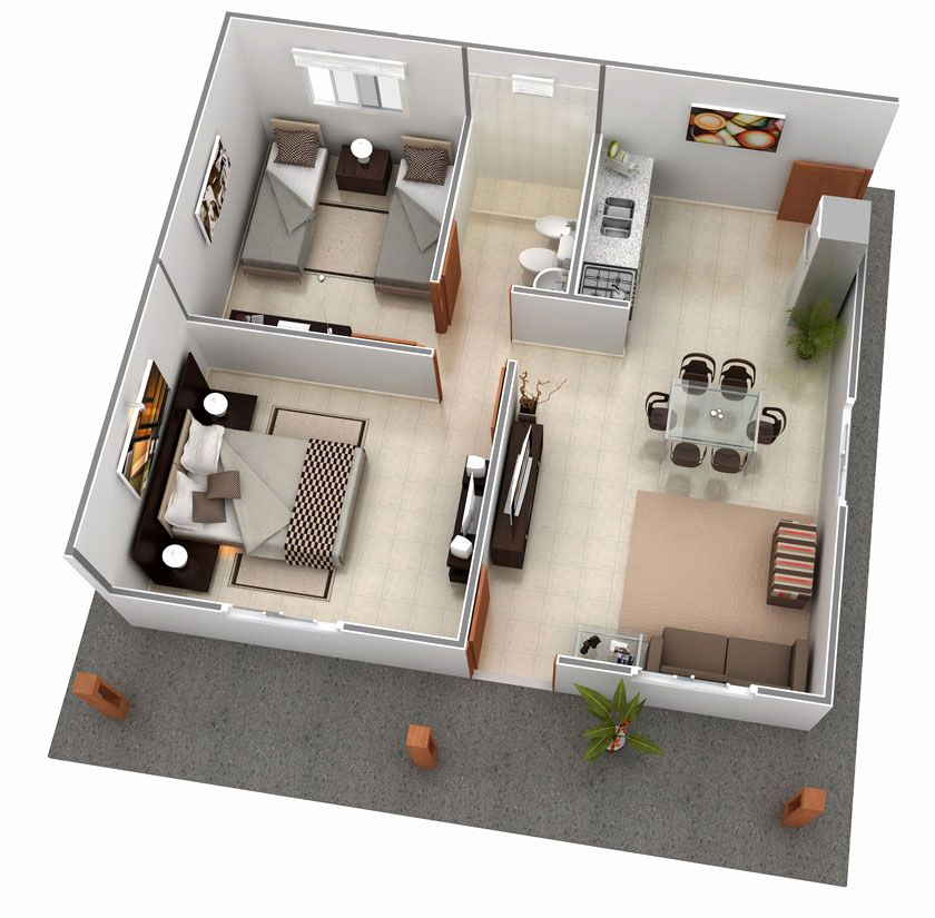 Detail Tata Ruang Rumah Sederhana Nomer 2
