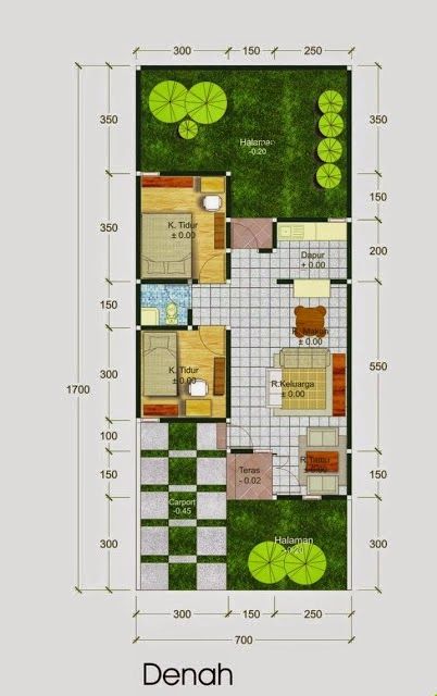 Tata Ruang Rumah Type 42 - KibrisPDR