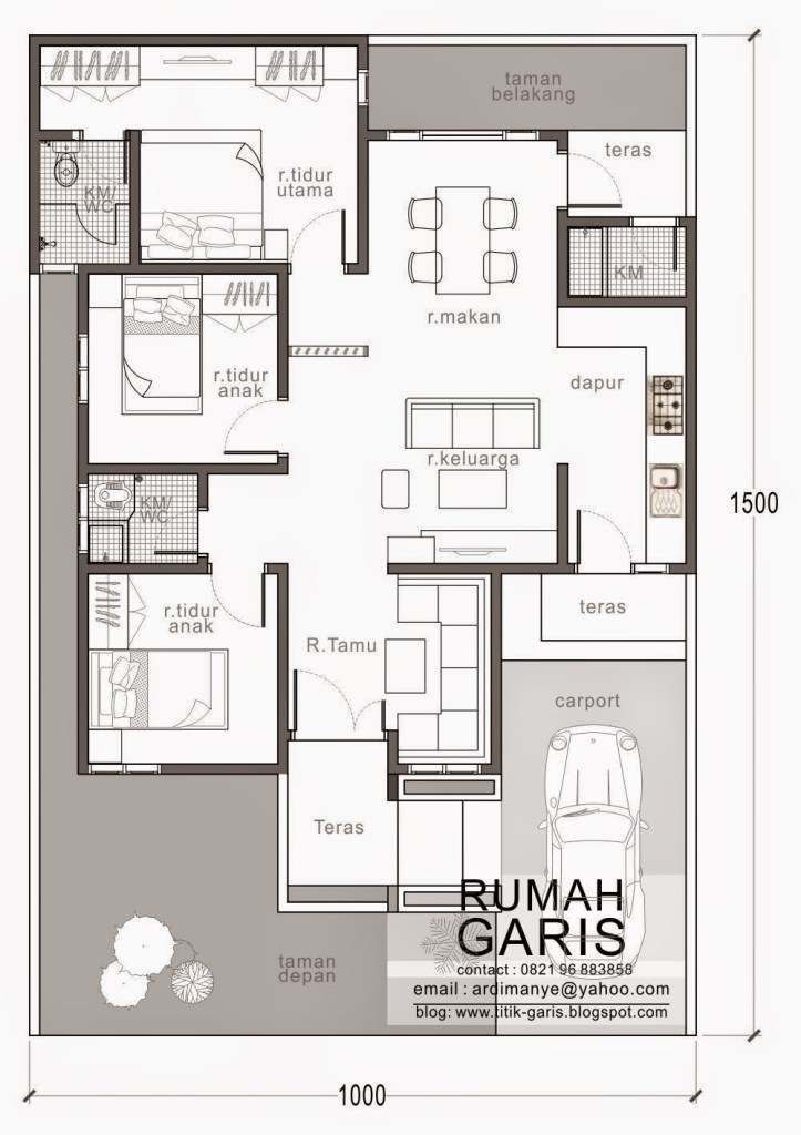 Detail Tata Ruang Rumah Ukuran 10x12 Nomer 28