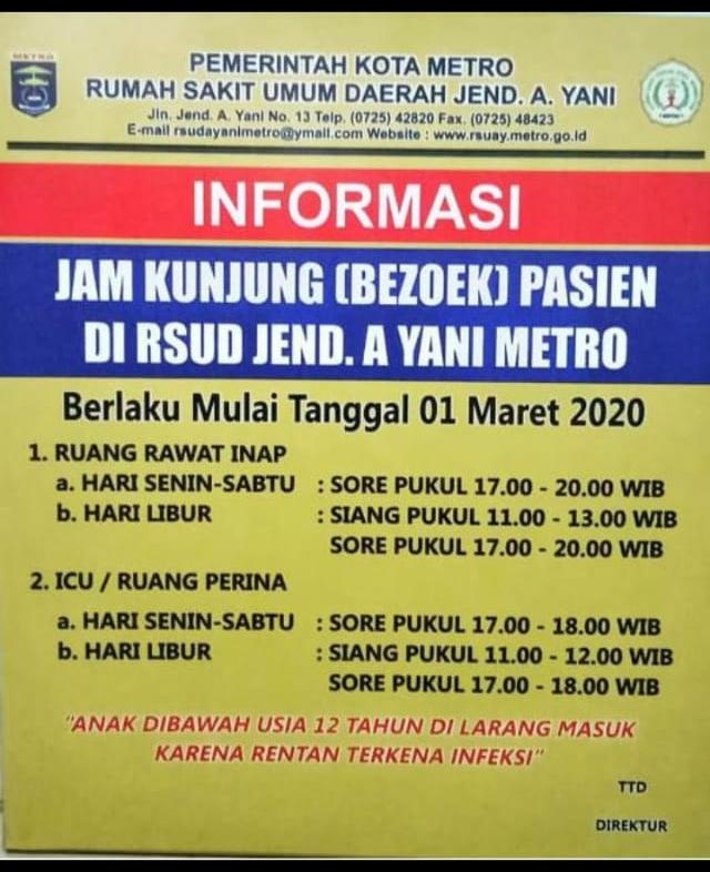 Detail Tata Tertib Pengunjung Rumah Sakit Nomer 23