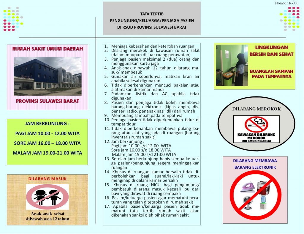 Detail Tata Tertib Pengunjung Rumah Sakit Nomer 28