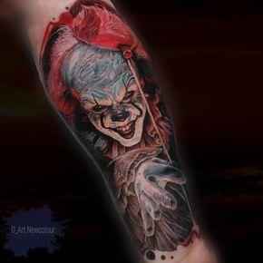 Detail Tato Badut Joker Nomer 21