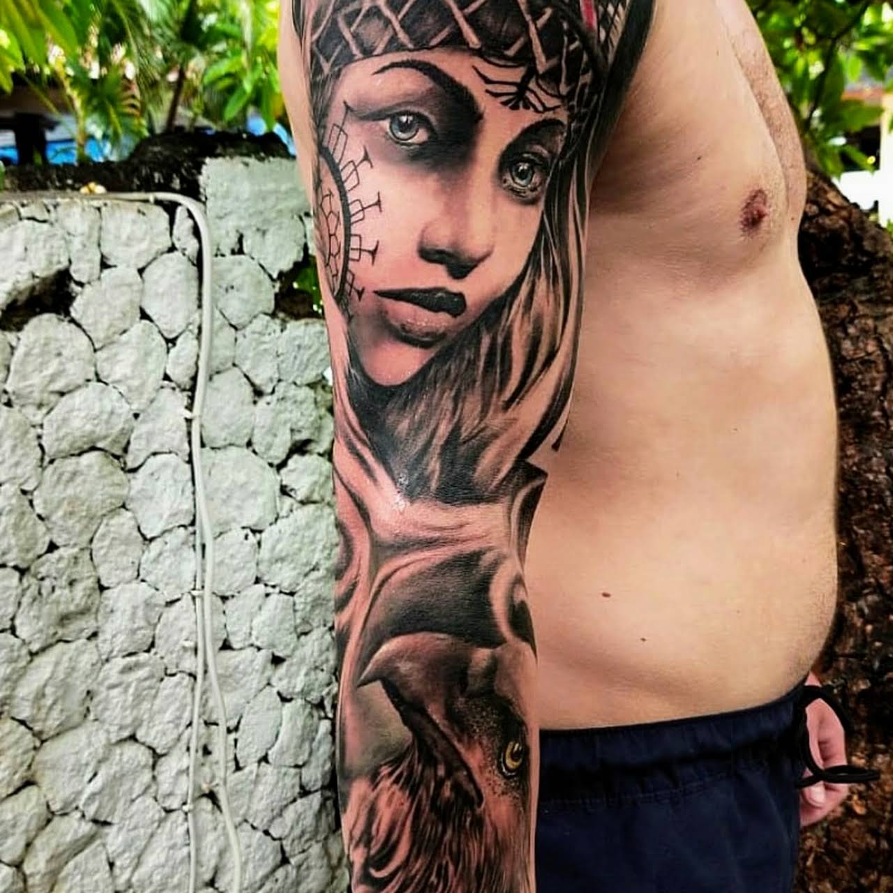 Detail Tato Bali Di Lengan Nomer 13