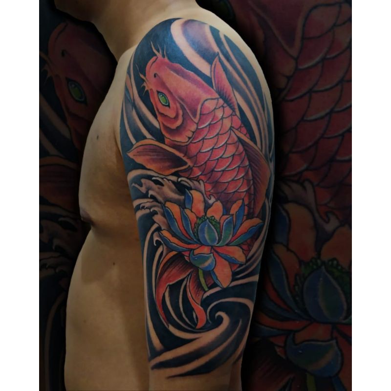 Detail Tato Bali Di Lengan Nomer 39