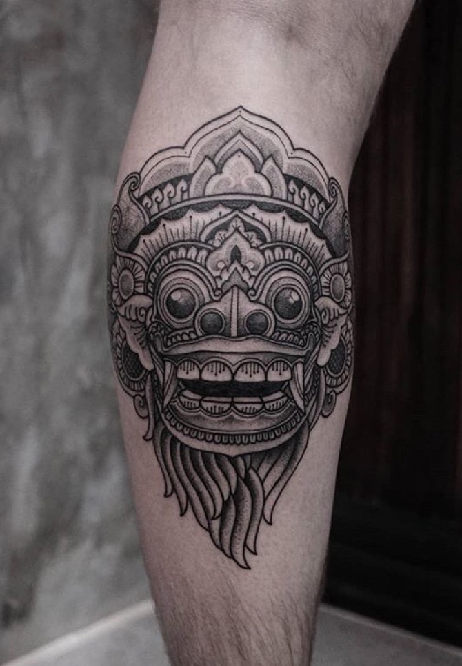 Detail Tato Barong Di Punggung Nomer 14