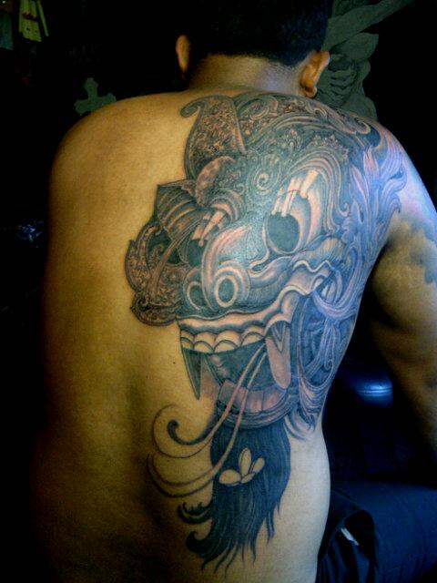 Detail Tato Barong Di Punggung Nomer 36