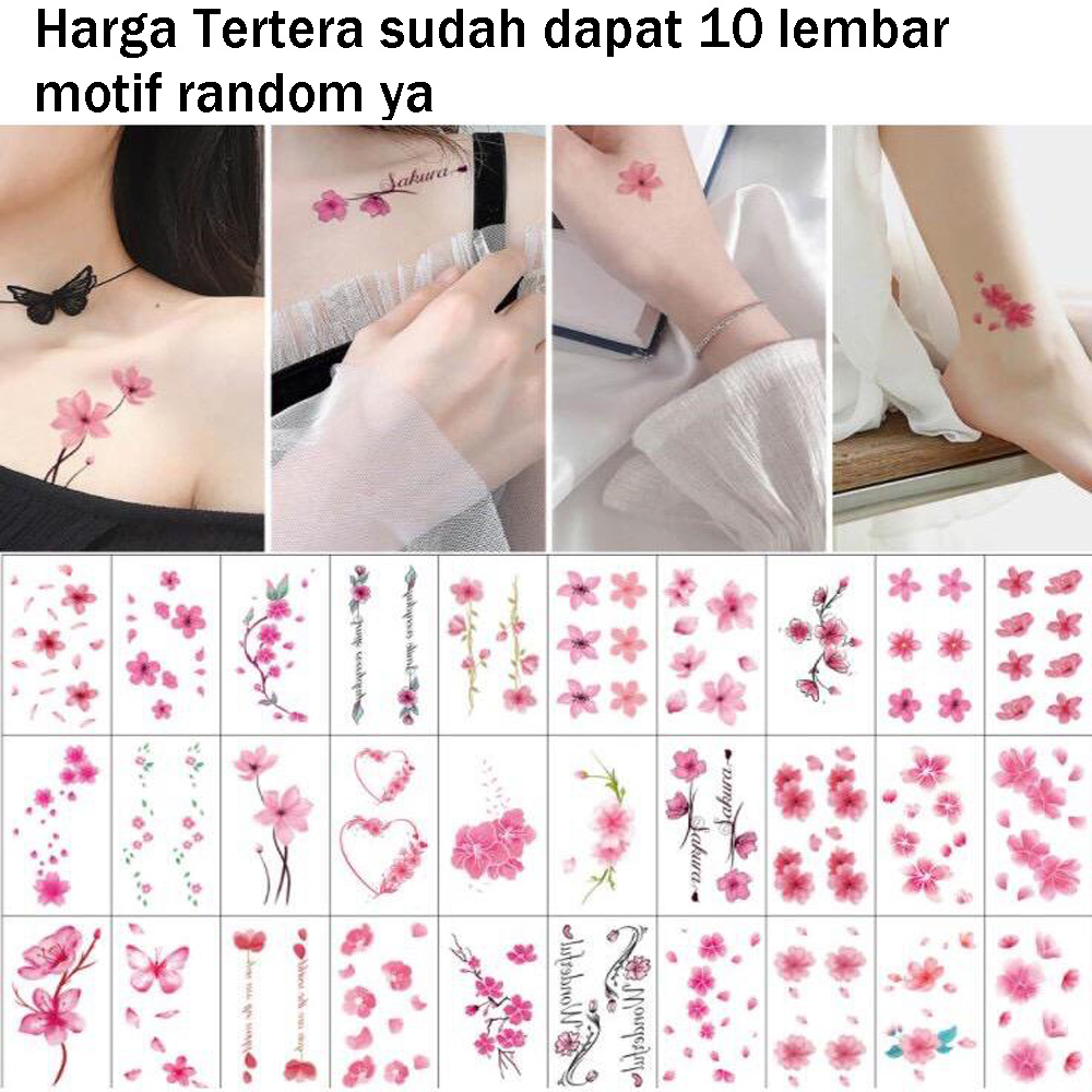 Detail Tato Bunga Sakura Nomer 14