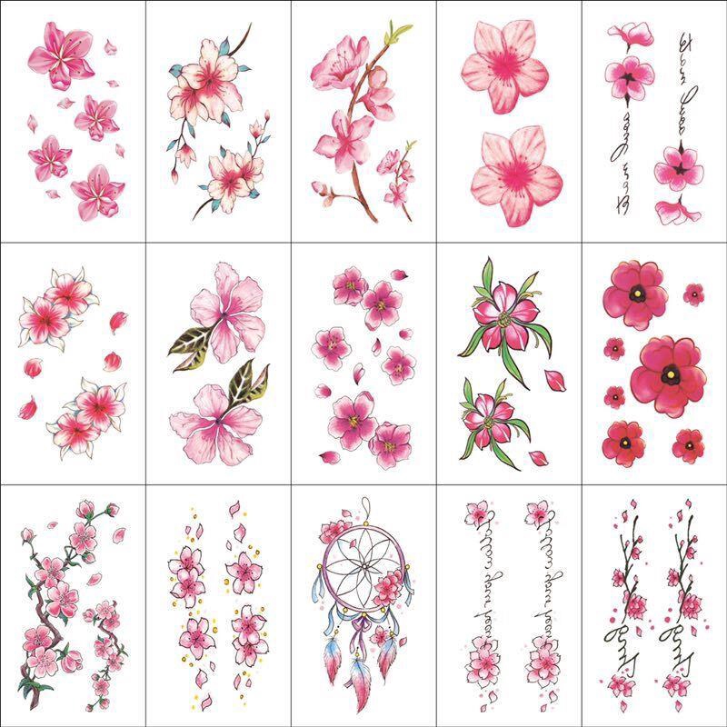 Detail Tato Bunga Sakura Nomer 19