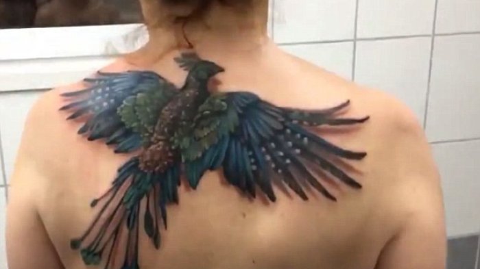 Detail Tato Burung Gagak Nomer 29