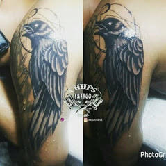 Detail Tato Burung Gagak Nomer 10