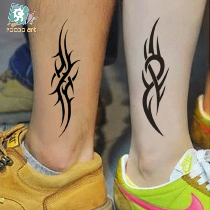 Detail Tato Di Kaki Simple Nomer 8