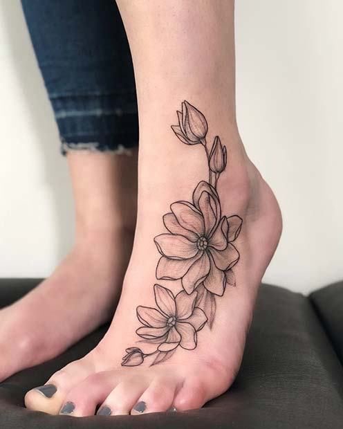 Detail Tato Di Kaki Simple Nomer 25
