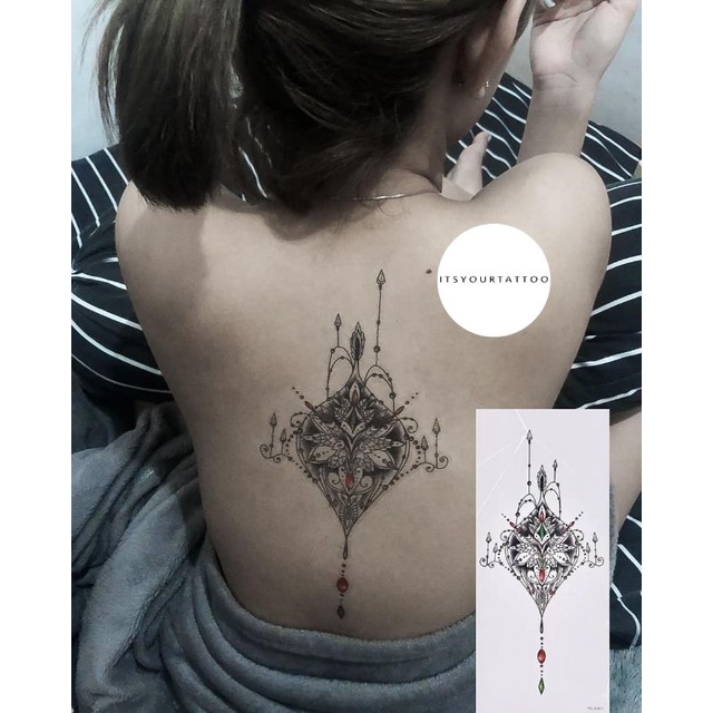 Detail Tato Di Punggung Simple Nomer 15