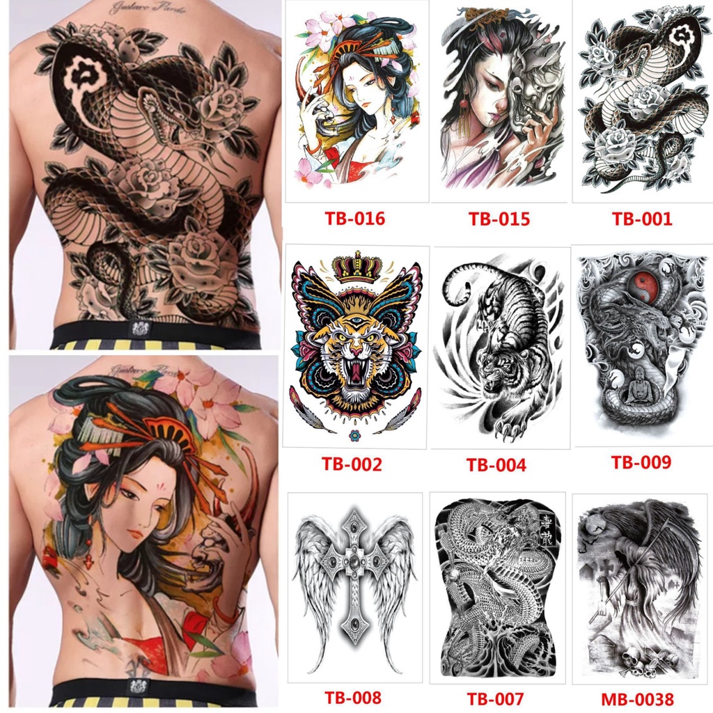 Detail Tato Di Punggung Simple Nomer 25