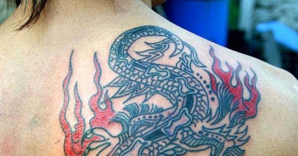 Detail Tato Dua Dimensi Tato Gambar Naga Nomer 9