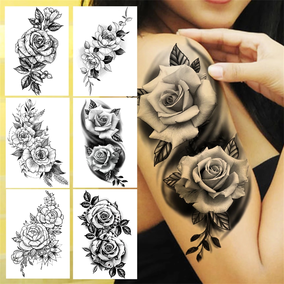 Detail Tato Gambar Bunga Nomer 18