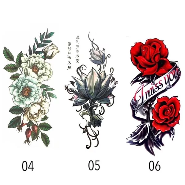 Detail Tato Gambar Bunga Nomer 23