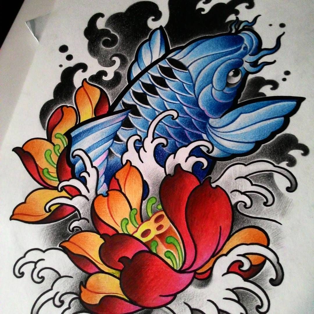 Detail Tato Gambar Ikan Nomer 19