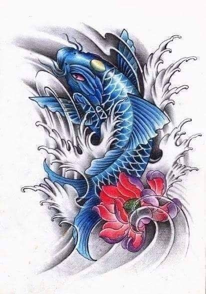 Detail Tato Gambar Ikan Nomer 3