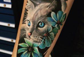 Detail Tato Gambar Kucing Nomer 29