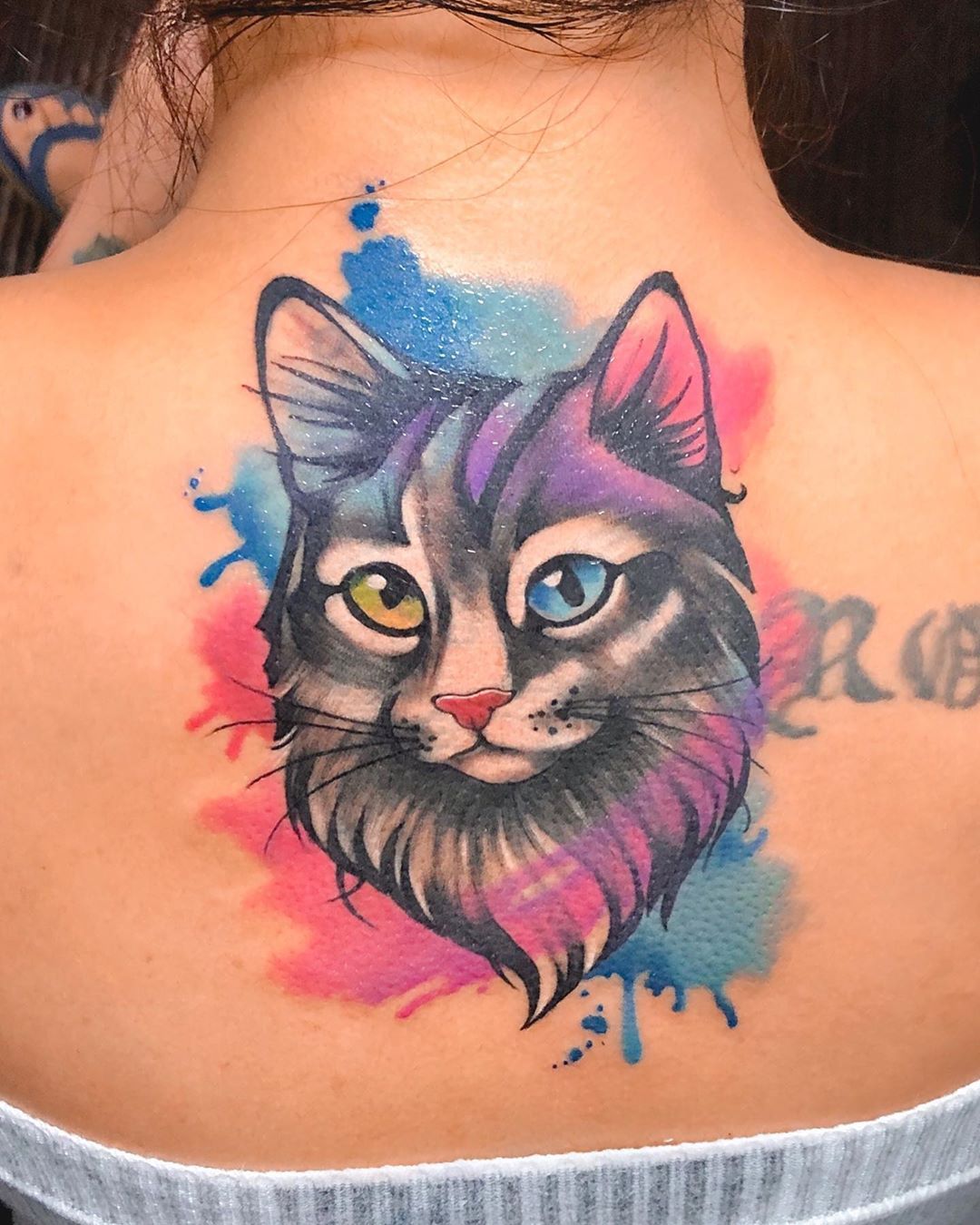 Detail Tato Gambar Kucing Nomer 52