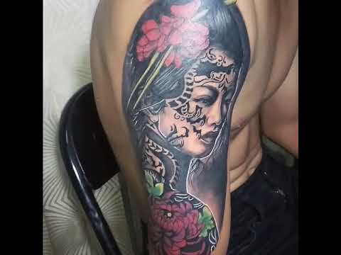 Detail Tato Geisha Di Tangan Nomer 21