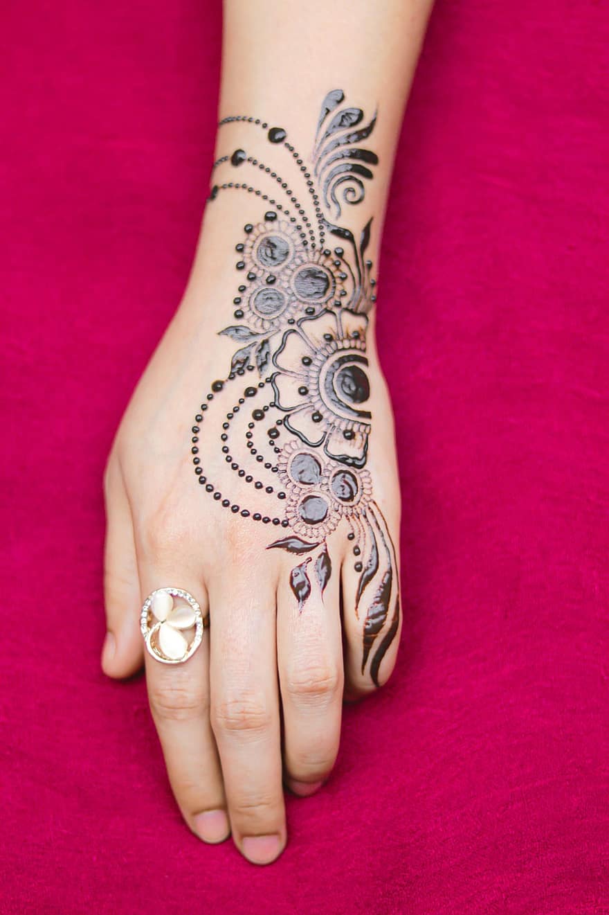 Detail Tato Henna Di Tangan Nomer 53