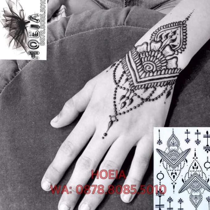 Detail Tato Henna Di Tangan Nomer 7
