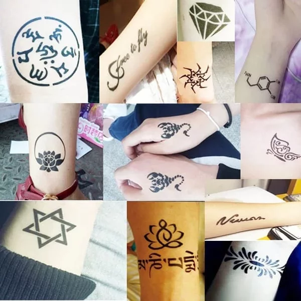 Detail Tato Henna Simple Nomer 39