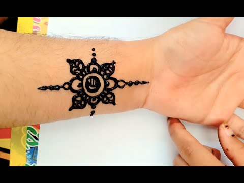 Detail Tato Henna Simple Di Tangan Nomer 5