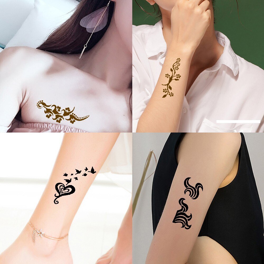 Detail Tato Henna Tangan Simple Nomer 12