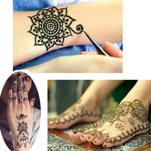 Detail Tato Henna Tangan Simple Nomer 19