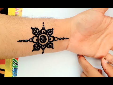 Detail Tato Henna Tangan Simple Nomer 9