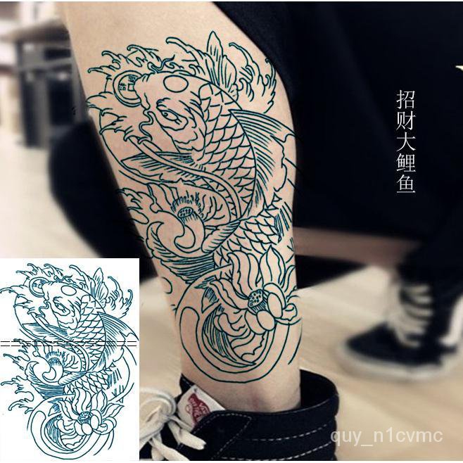 Detail Tato Ikan Koi Di Tangan Nomer 17