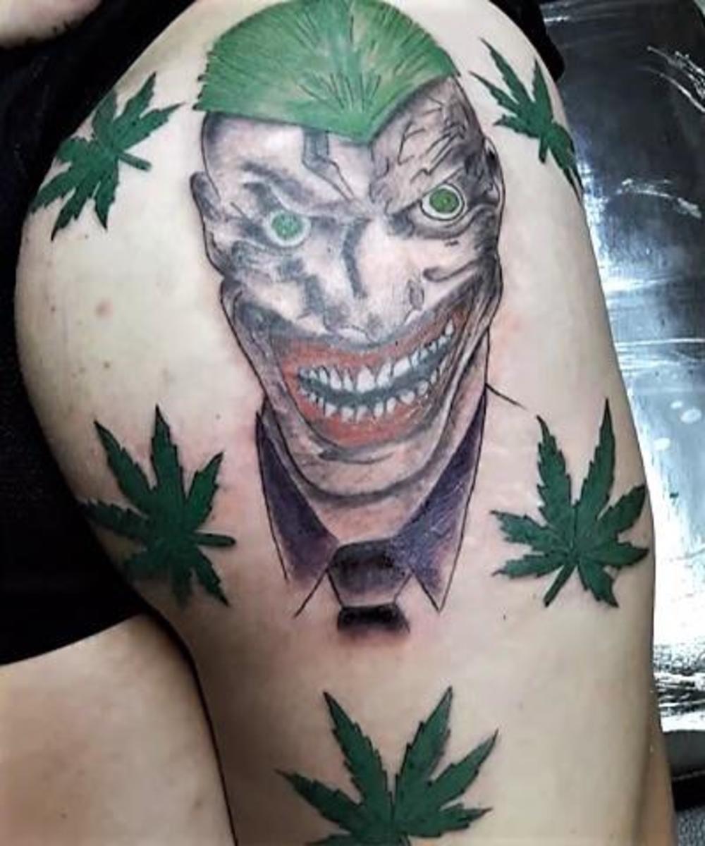 Detail Tato Joker Di Tangan Nomer 17
