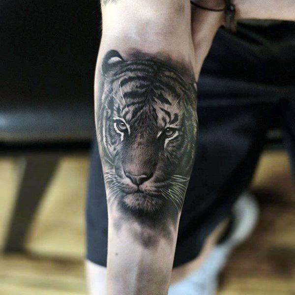 Detail Tato Kepala Harimau Nomer 13