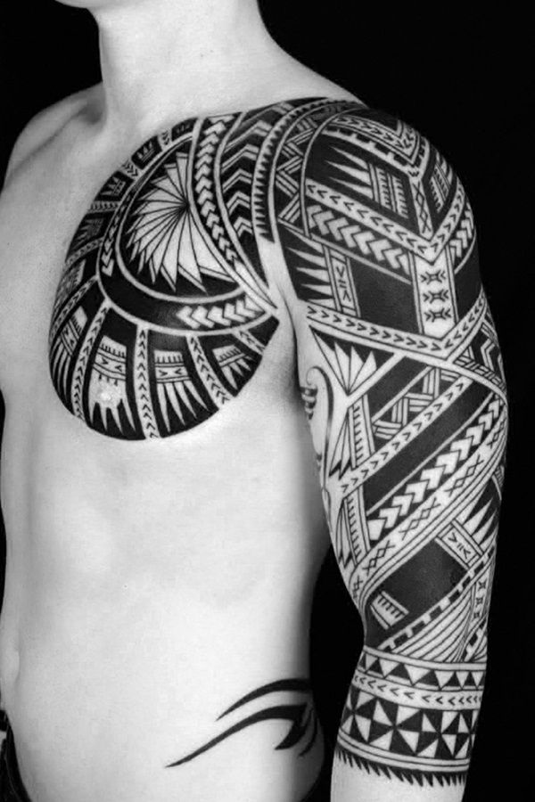 Detail Tato Keren Di Tangan Tribal Nomer 12