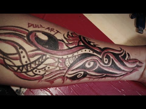 Detail Tato Keren Di Tangan Tribal Nomer 15
