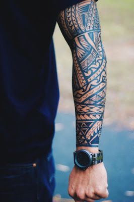 Detail Tato Keren Di Tangan Tribal Nomer 8