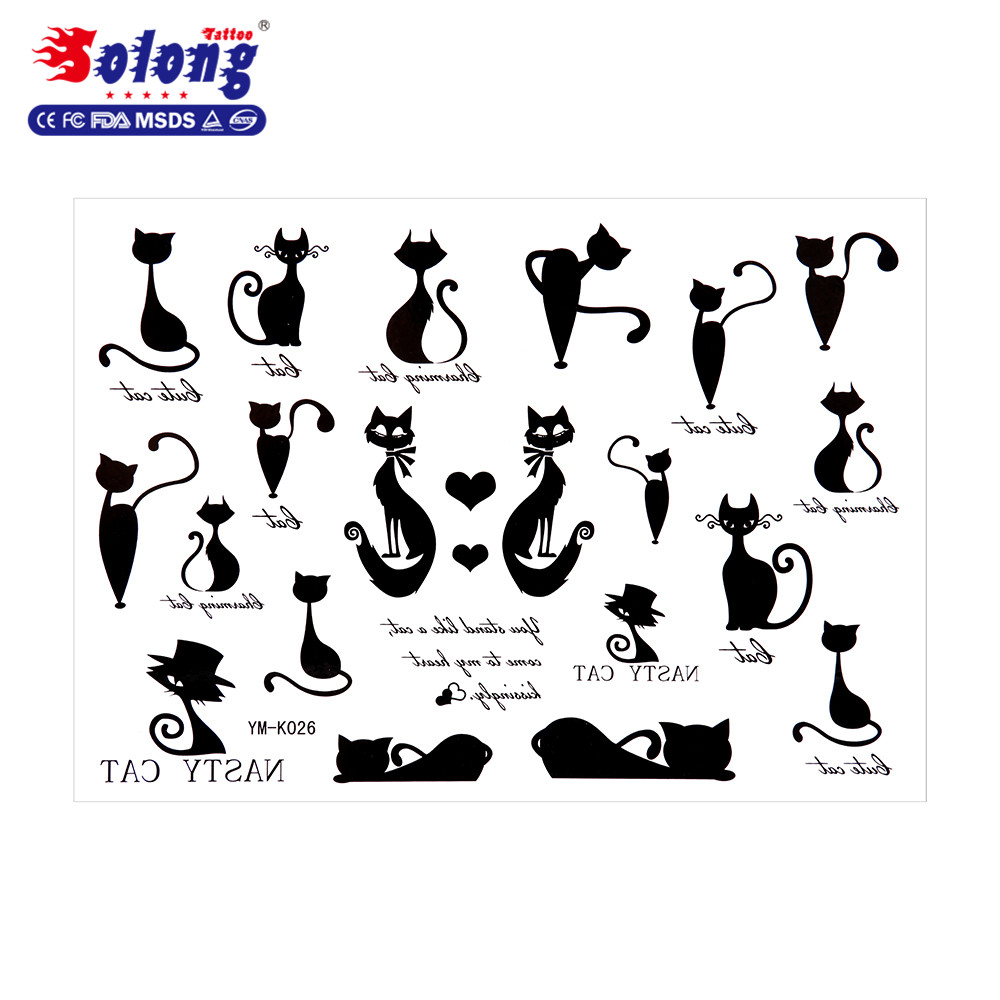 Detail Tato Kucing Hitam Nomer 35