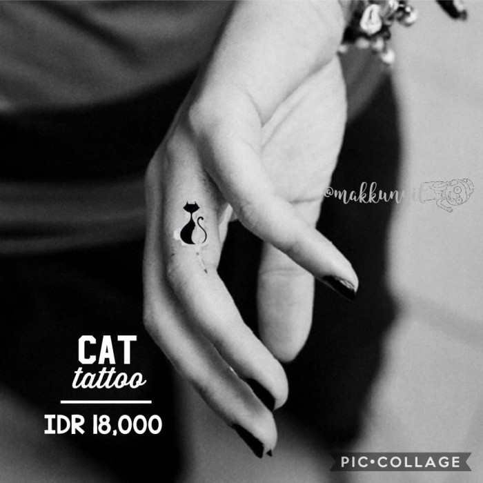 Detail Tato Kucing Hitam Nomer 39