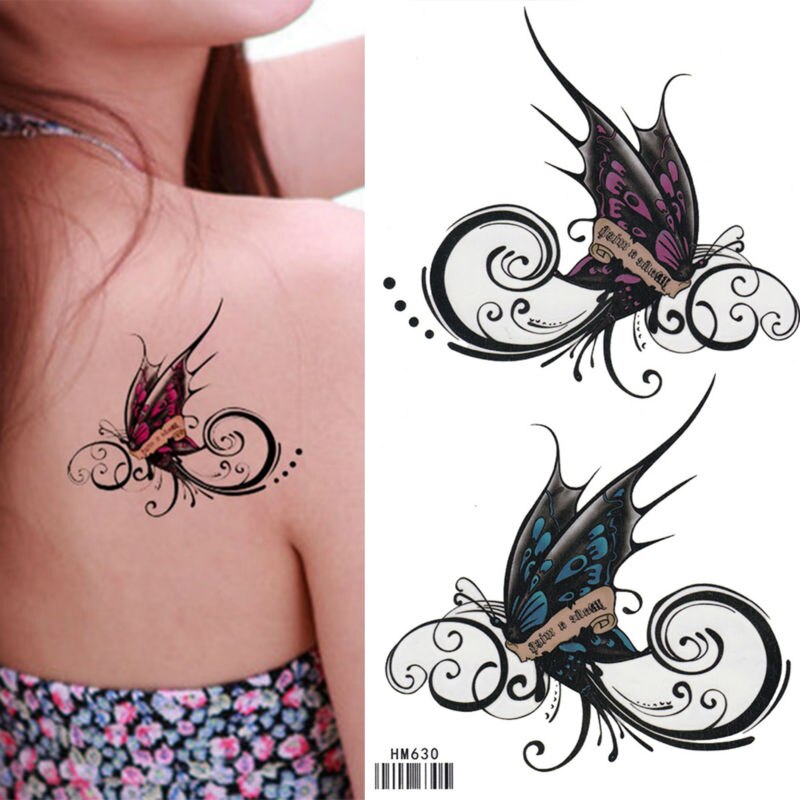 Detail Tato Kupu Kupu Keren Nomer 10