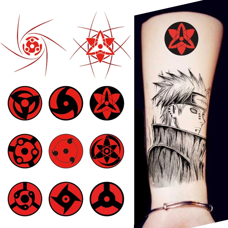 Detail Tato Mata Sharingan Nomer 8