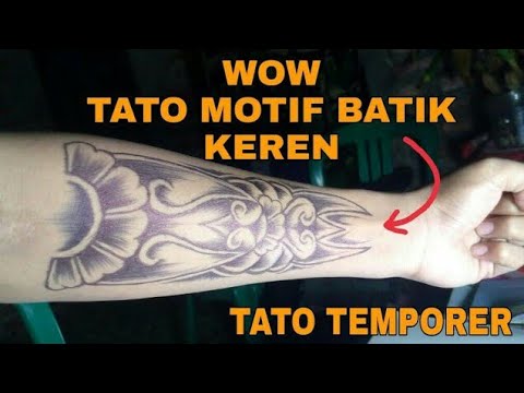 Detail Tato Motif Batik Nomer 21