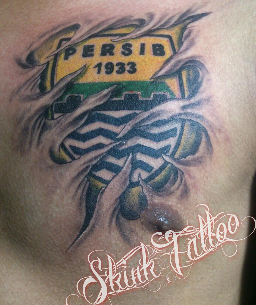 Detail Tato Persib Nomer 3