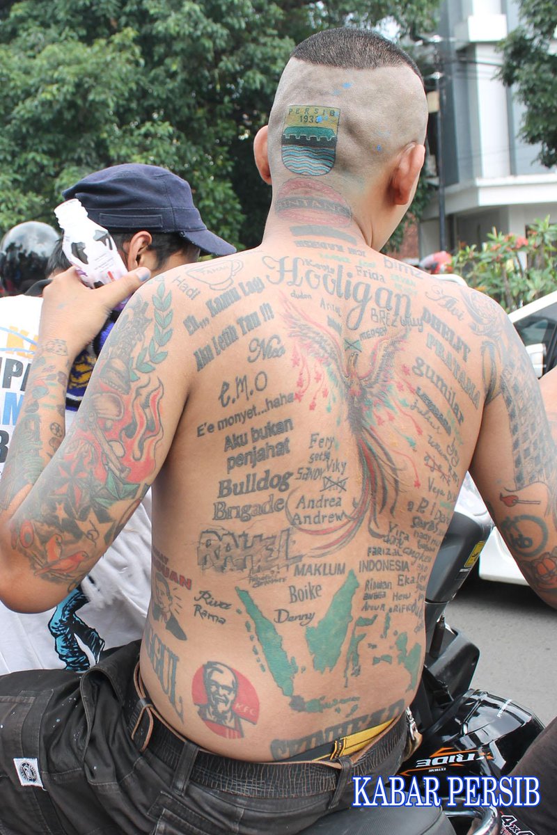 Detail Tato Persib Nomer 4