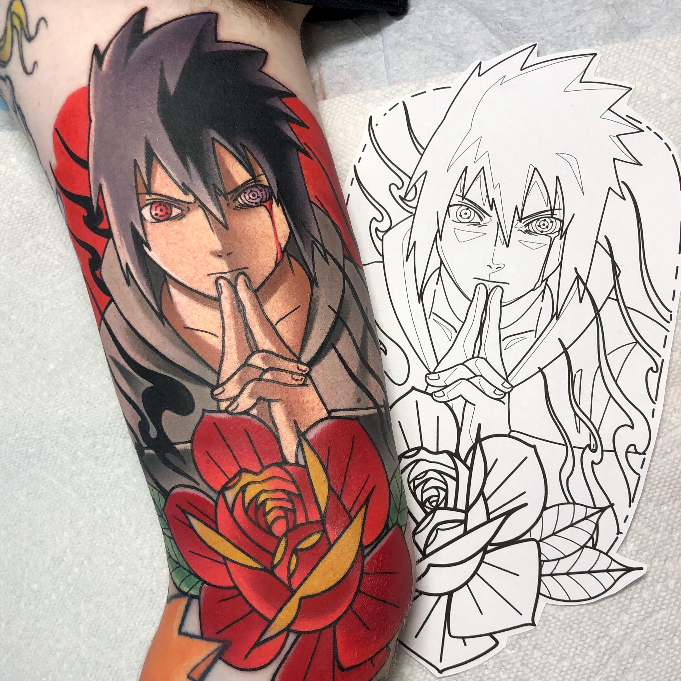 Detail Tato Sasuke Nomer 8