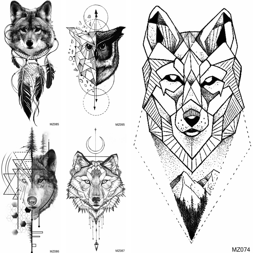 Detail Tato Serigala Simple Nomer 14